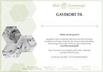 Gavekort Blid Zoneterapi